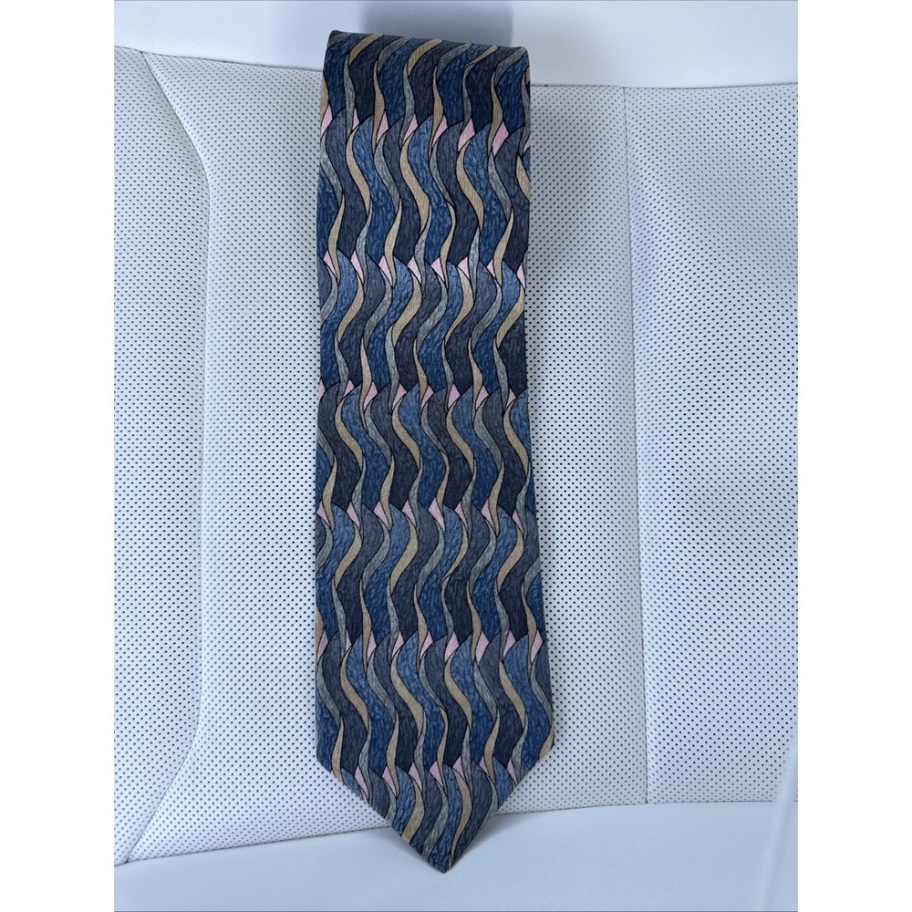 Stonehenge Christopher Reeve John Lithgow Collection Two Necktie Tie Silk USA